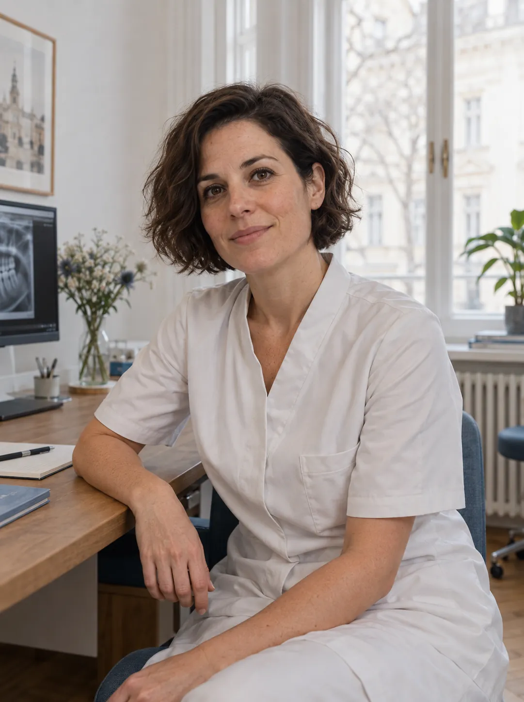 Dr. Julia Leitner in der Ordination